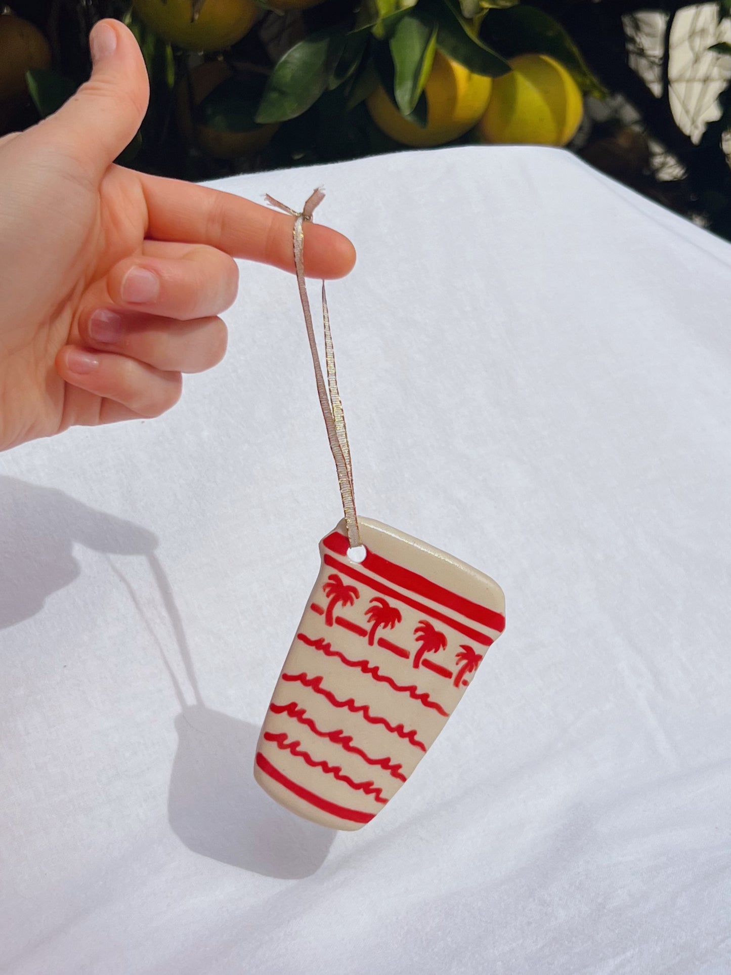 Burger Cup Ornament