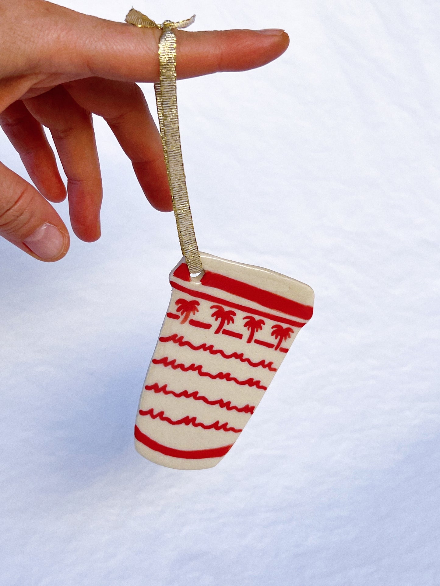 Burger Cup Ornament