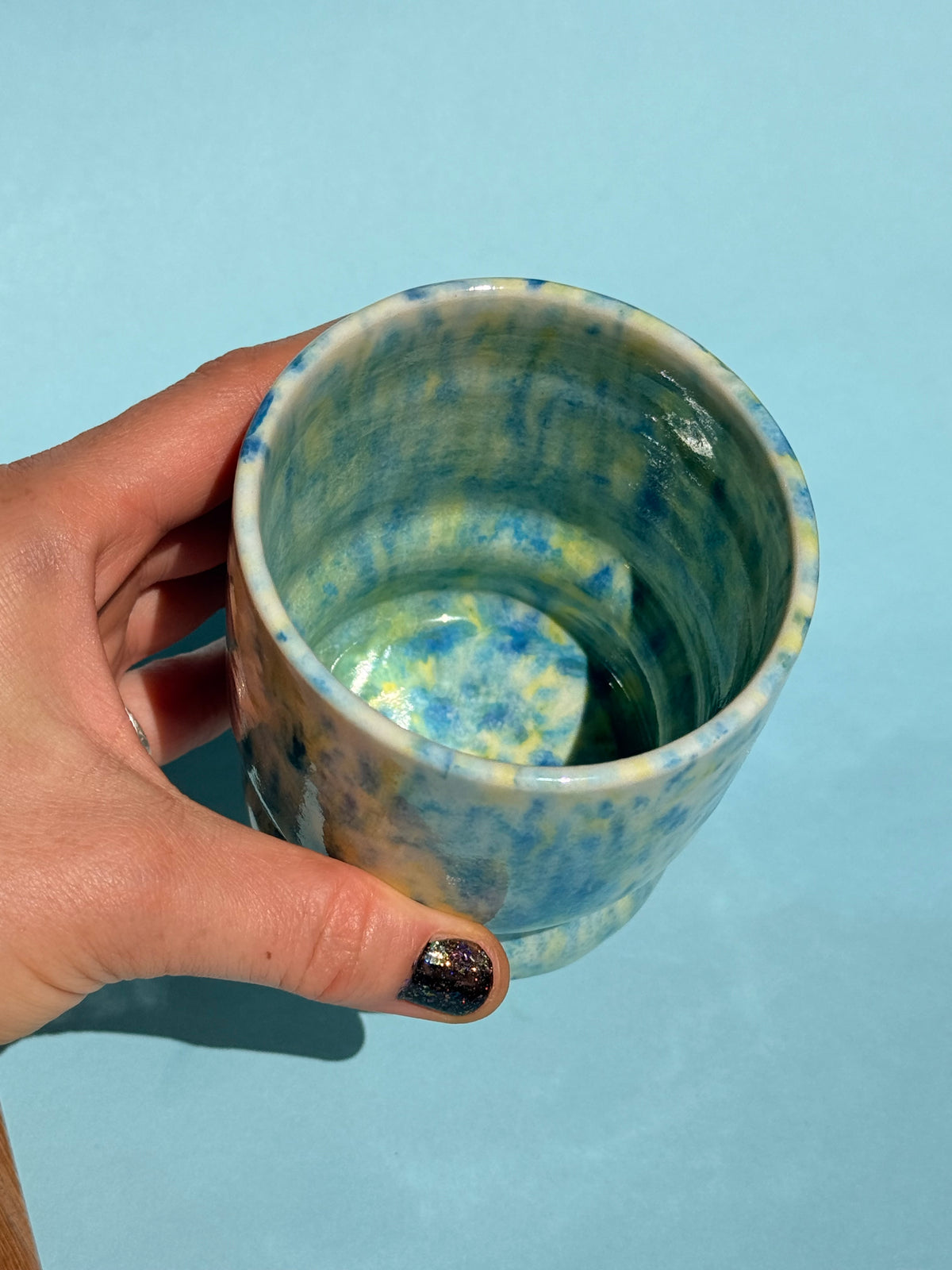 Blue Green Ooze Cup