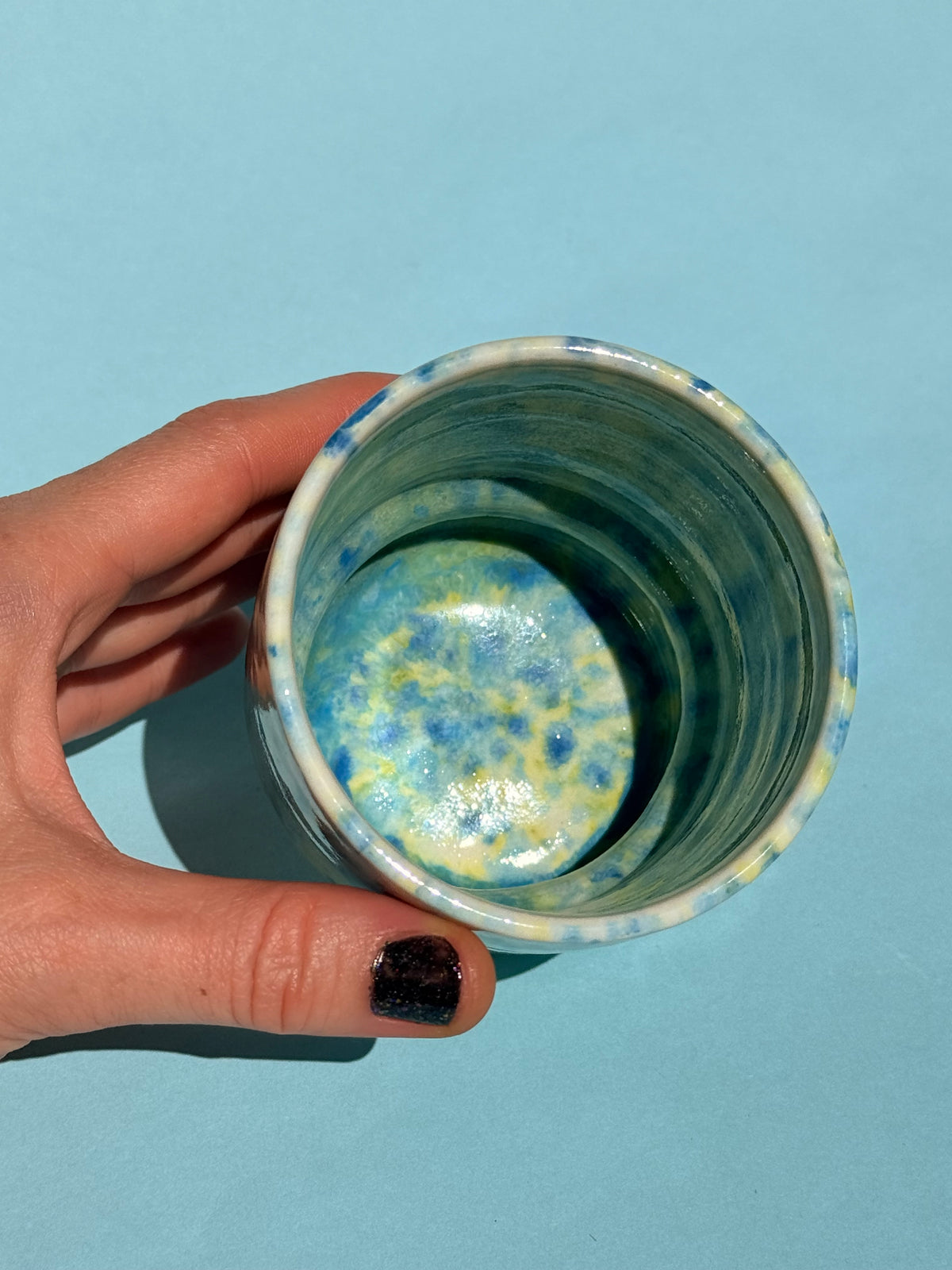 Blue Green Ooze Cup