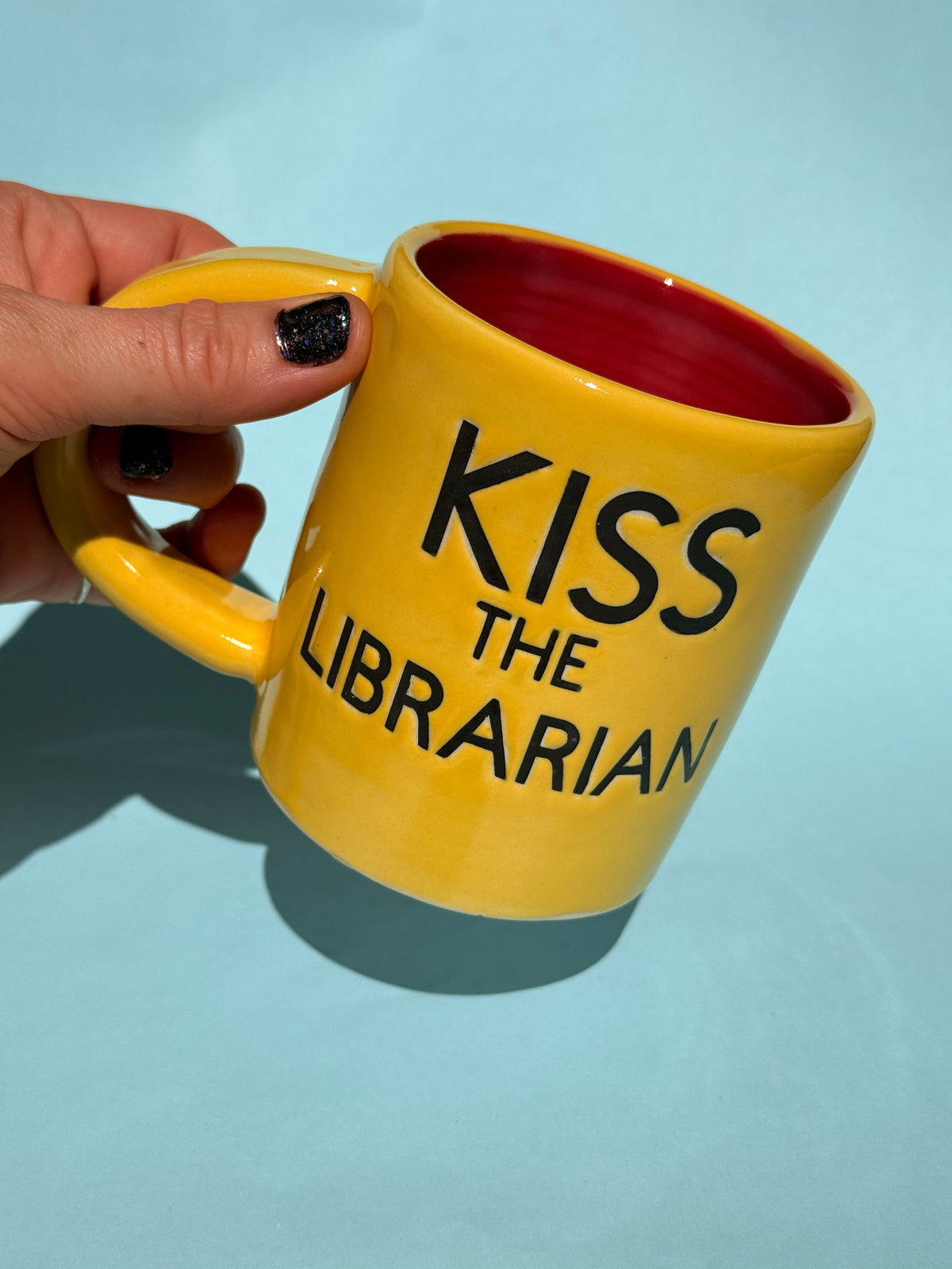 Buffy Kiss the Librarian Mug