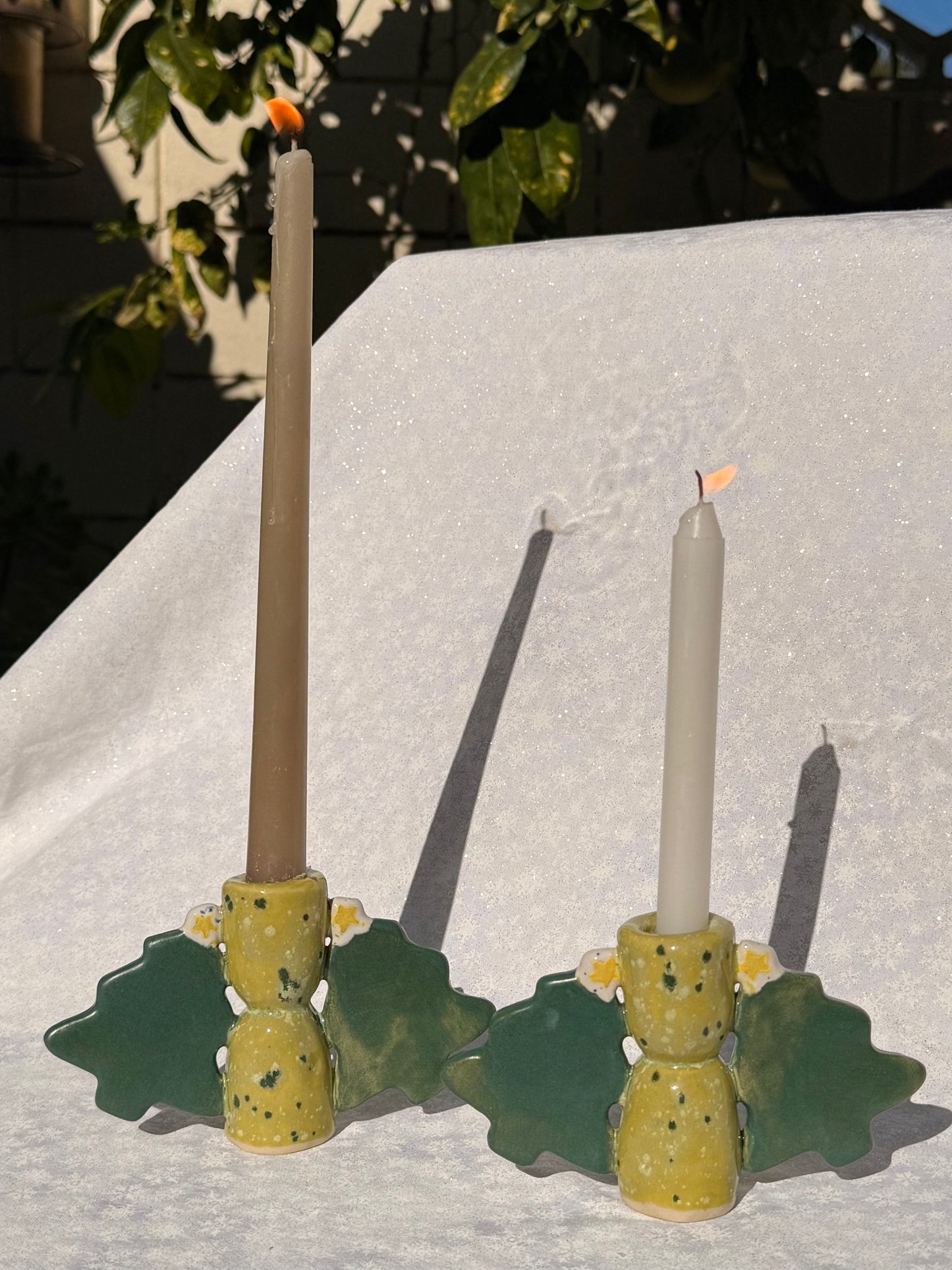 Christmas Tree Candlestick Holder