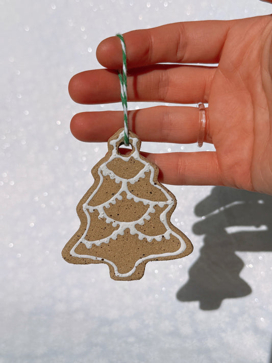 Christmas Tree Gingerbread Ornament