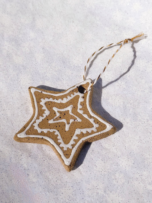 Star Gingerbread Ornament