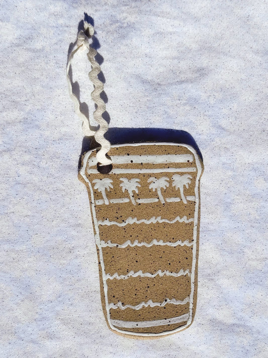 Gingerbread Burger Cup Ornament