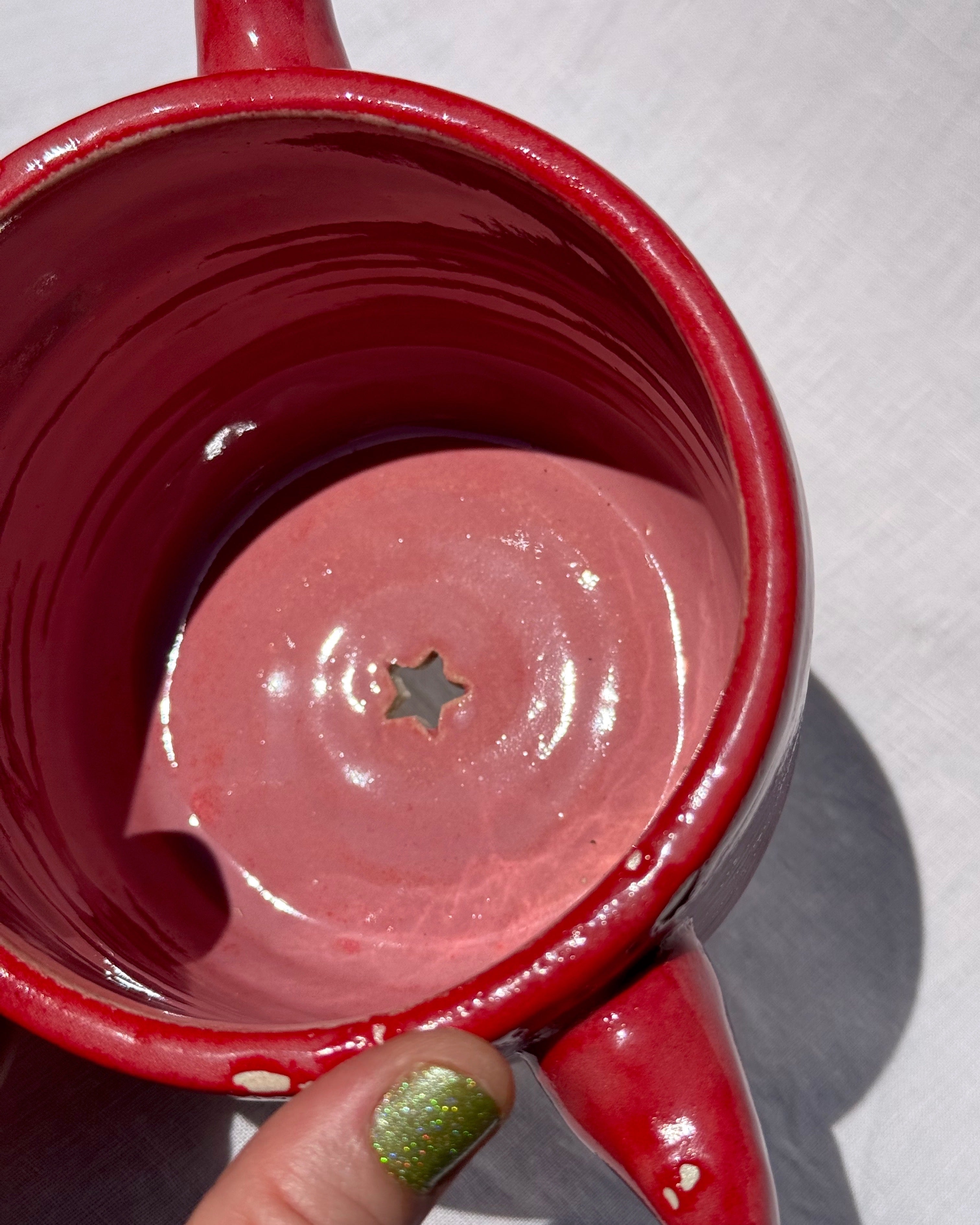 Lil' Devil Planter RED – Stardust Ceramix