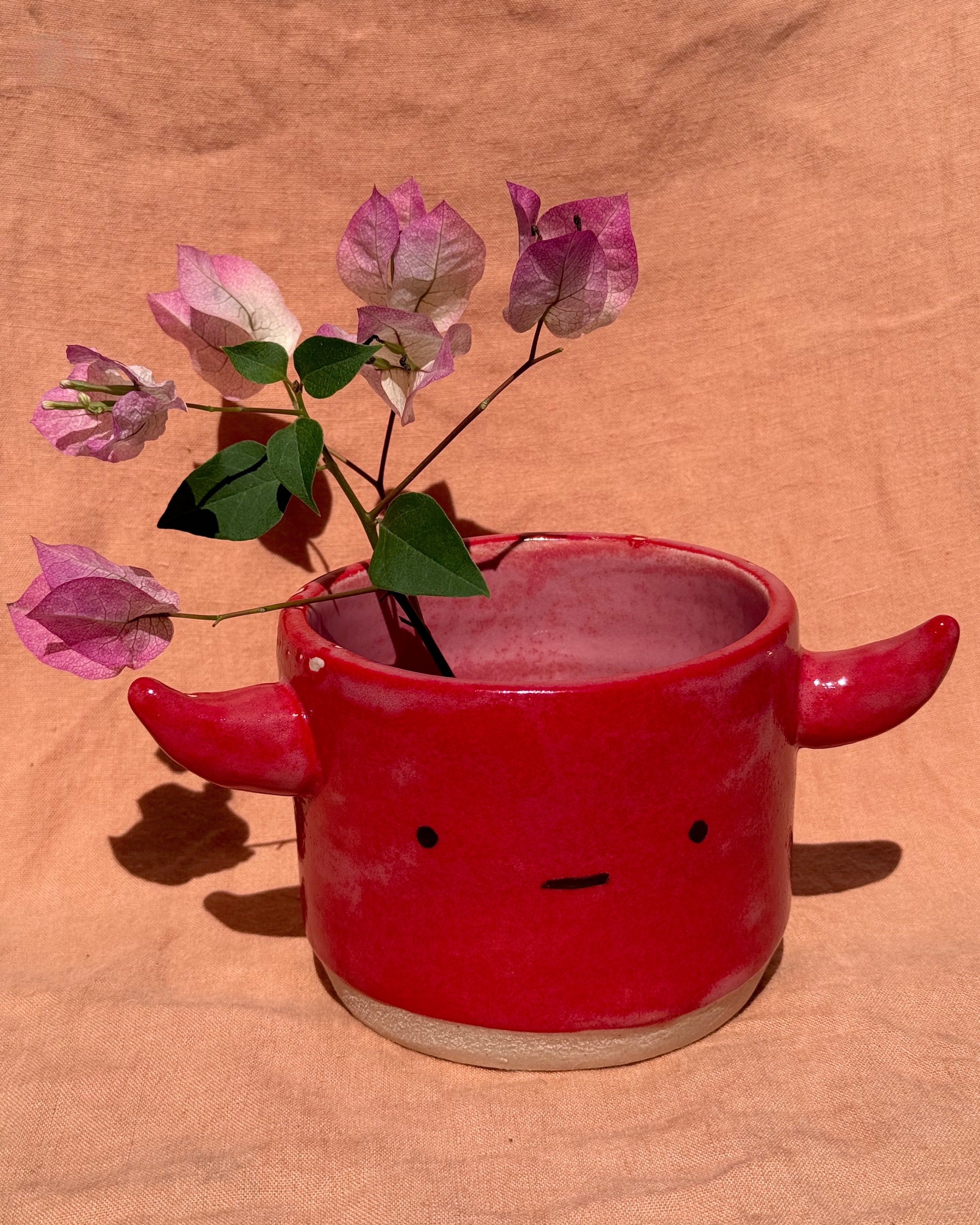 Lil' Devil Planter RED – Stardust Ceramix