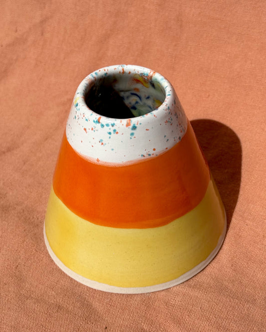 Bud Vase Candy Corn